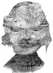 Vanitas (Zeichnung: Hucky Schermann)
