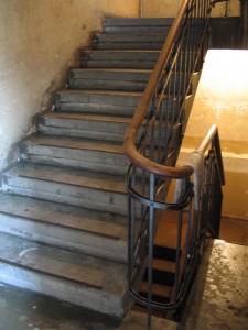 Treppenhaus nach Reinigung (Foto: Axel Voss)