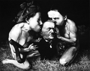 Johannes Grützke: Richard Wagner bei seinen Müttern