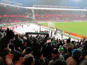 Zum Jahresabschluss durfte man nochmals feiern: Sieg im Derby gegen den 1. FC Nürnberg!  (Foto: Andreas Rümler / »Färdder«)