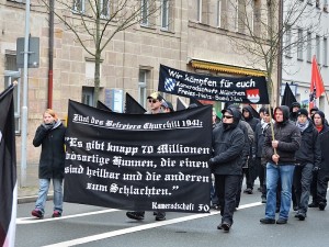 Nazidemo in Fürth (Foto: Timo Müller / a.i.d.a.)