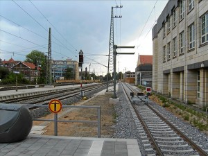 S-Bahnsteig Fürth Hbf (Foto: A. Schermann)