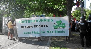 Fürther Bündnis gegen Rechts (Foto: Alexander Wunschik)