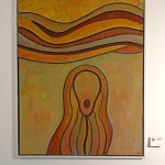 Betonbild in Egon Junges aktueller Ausstellung im City Center