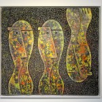Betonbild in Egon Junges aktueller Ausstellung im City Center
