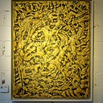 Betonbild in Egon Junges aktueller Ausstellung im City Center