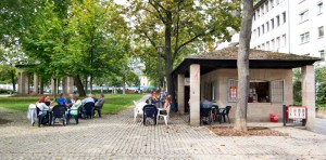 Das »Milchhäusla« am Rande der Adenauer-Anlage (Foto: Michael Memmel)