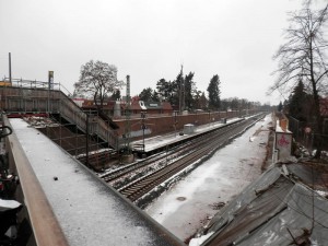 Haltepunkt Fürth-Unterfarrnbach im Januar 2015 (Foto: Alfred Schermann)