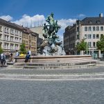 Bahnhofsplatz mit Centaurenbrunnen (Foto: Robert Söllner)